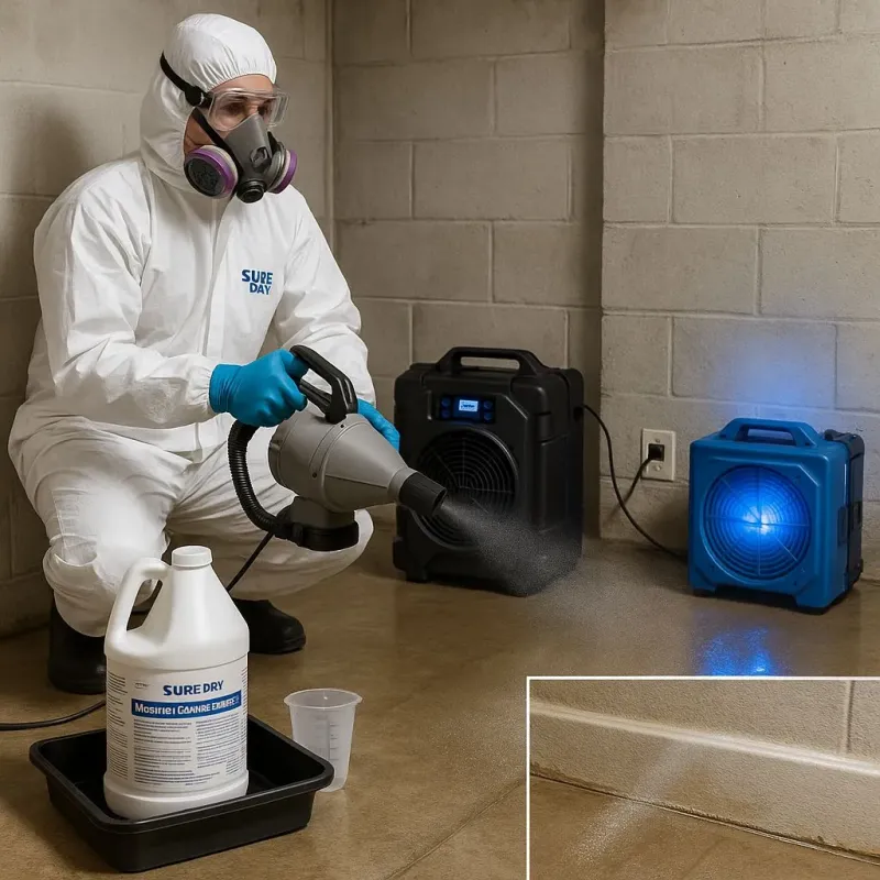 Sanitization and Odor Removal process in Hawley, PA