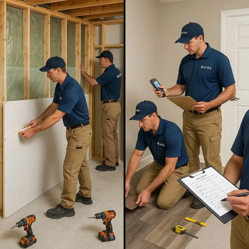 Repairs and Reconstruction process in Hawley, PA
