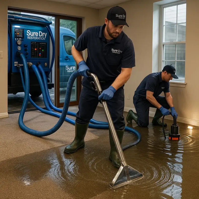 Water Extraction and Removal process in Hawley, PA